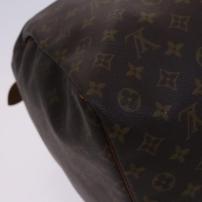 Louis Vuitton Keepall 60, Brown, Canvas, travel