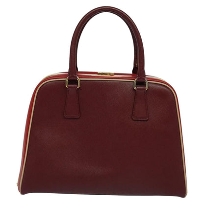 Prada Saffiano, Red, Leather, handbag