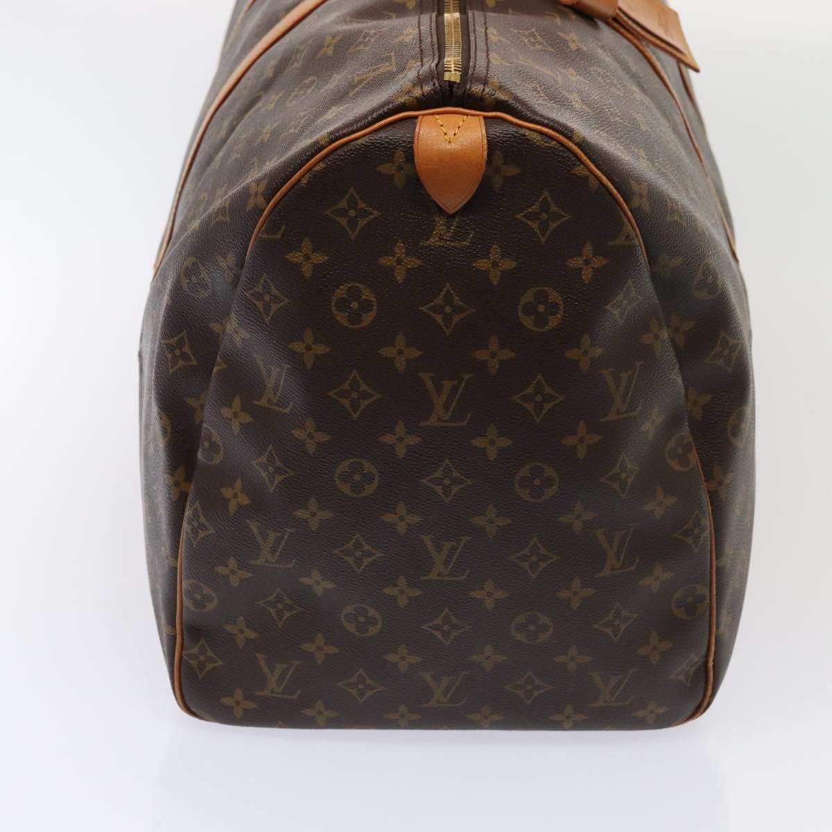 Louis Vuitton Keepall 60, Brown, Canvas, travel
