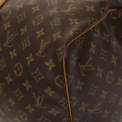 Louis Vuitton Keepall 55, Brown, Canvas, travel
