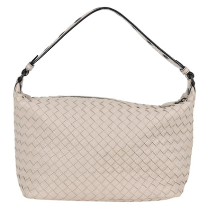 Bottega Veneta Intrecciato, White, Leather, handbag