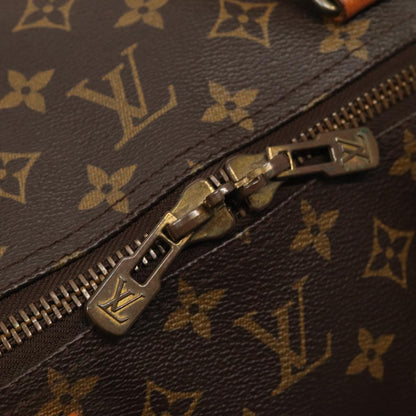 Louis Vuitton Keepall 60, Brown, Canvas, travel