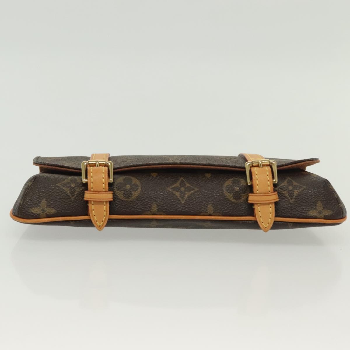 Louis Vuitton Marelle, Brown, Canvas, clutch