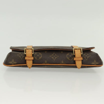 Louis Vuitton Marelle, Brown, Canvas, clutch