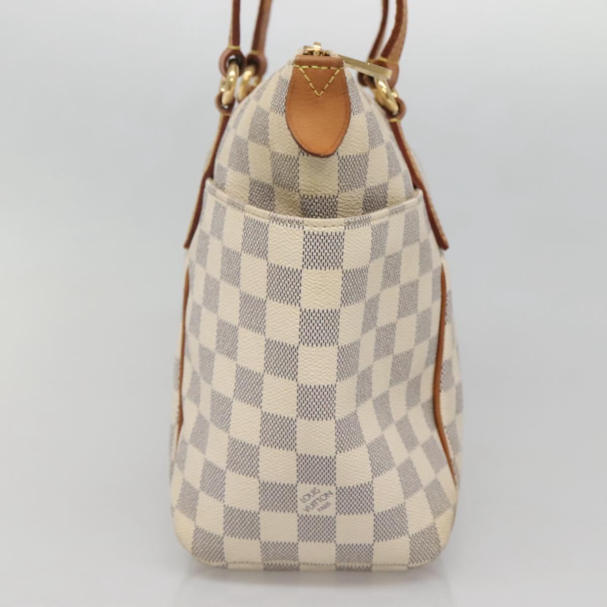 Louis Vuitton Totally, White, Canvas, tote