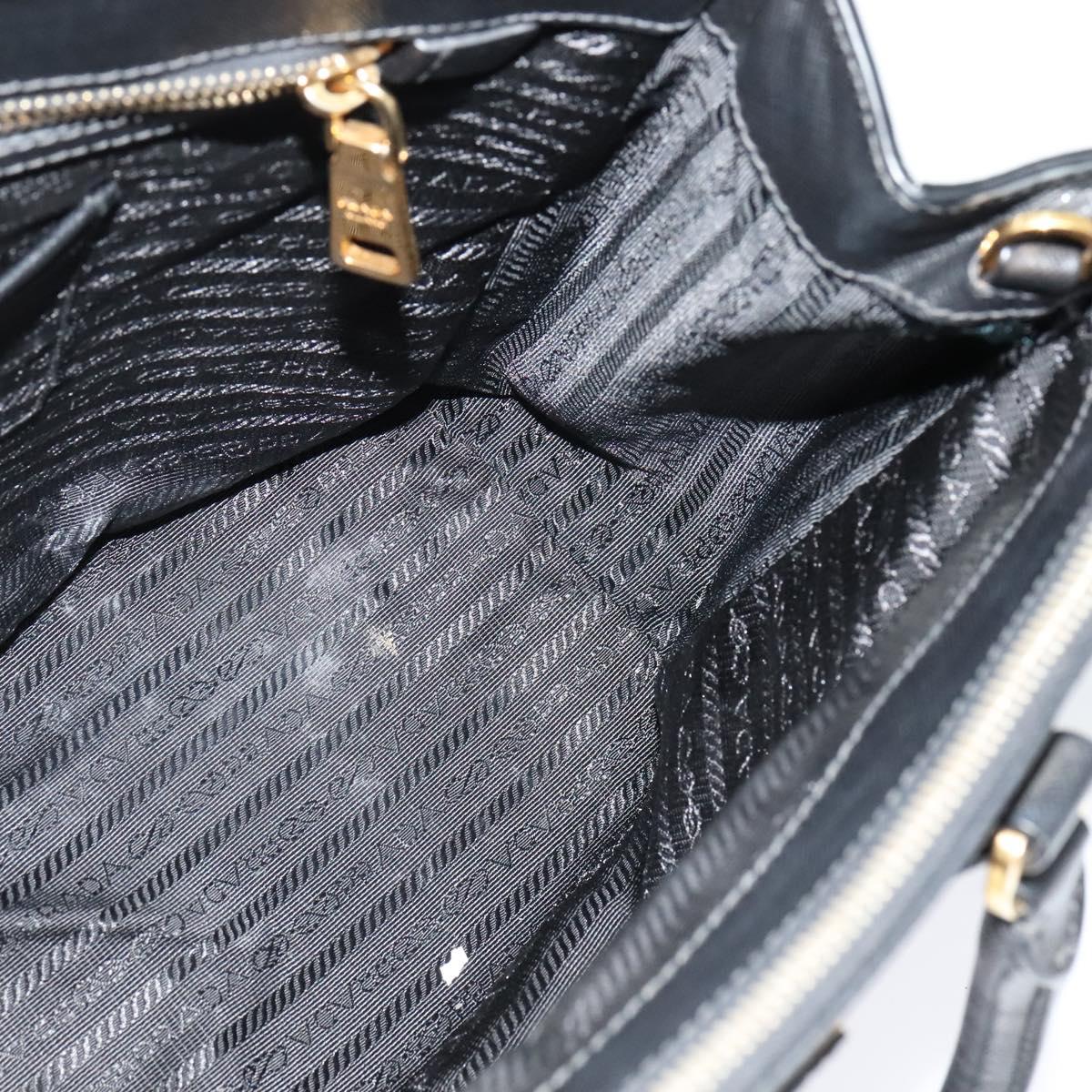 Prada Galleria, Black, Leather, handbag