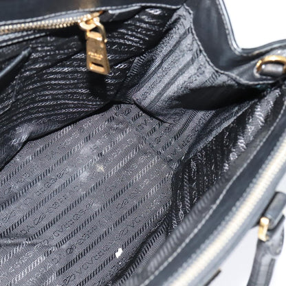 Prada Galleria, Black, Leather, handbag