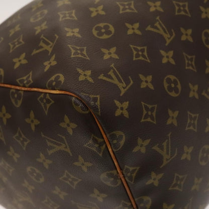 Louis Vuitton Keepall 55, Brown, Canvas, travel