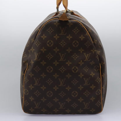 Louis Vuitton Keepall 60, Brown, Canvas, travel