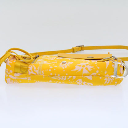 Christian Dior DIOR Surf Canvas, YELLOW, CANVAS, Shoulder bag