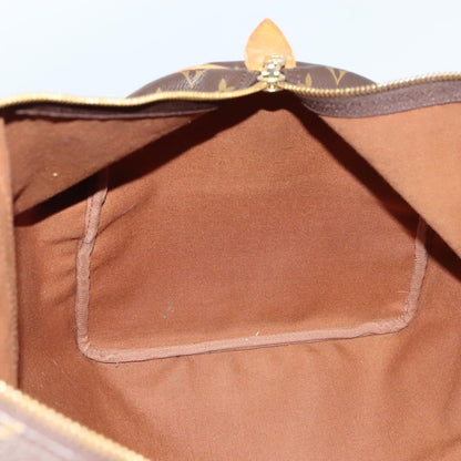 Louis Vuitton Keepall 55, Brown, Canvas, travel