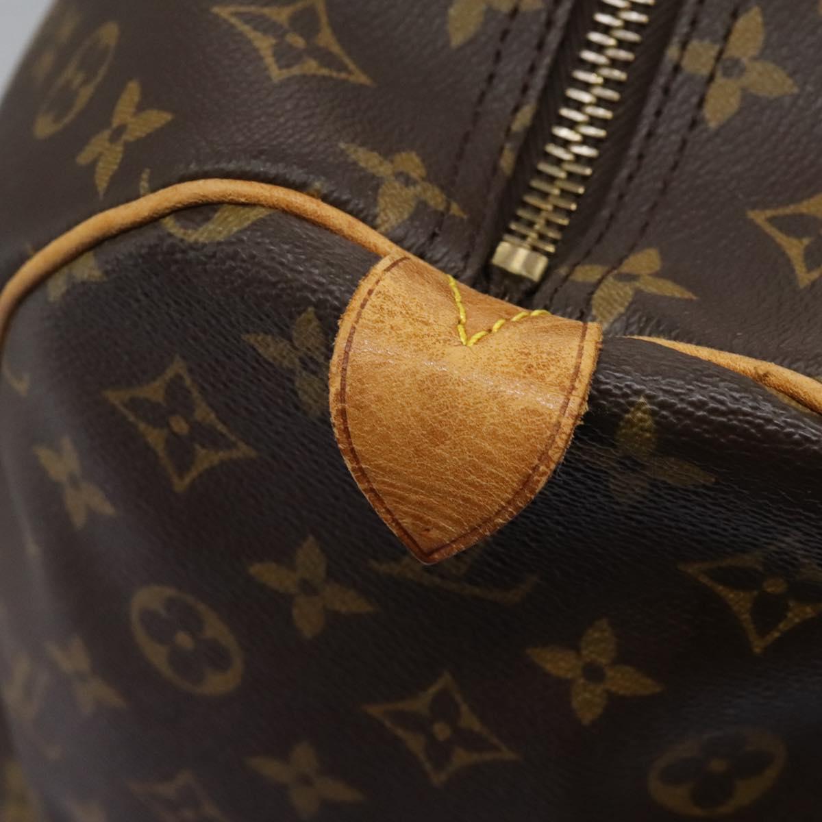 Louis Vuitton Keepall 60, Brown, Canvas, travel