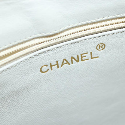 Chanel, Beige, Leather, shoulder