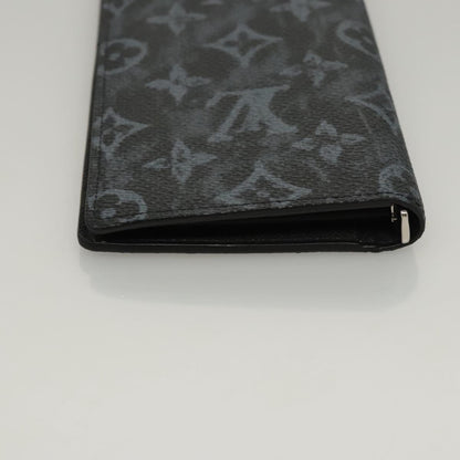 Louis Vuitton Brazza, Black, Canvas, wallet