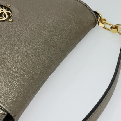 Loewe Anagram, Gold, Leather, shoulder