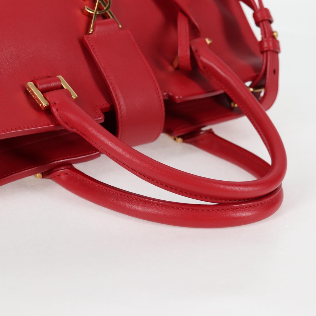 Saint Laurent Chyc, Red, Leather, handbag