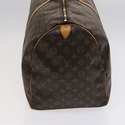 Louis Vuitton Keepall 60, Brown, Canvas, travel