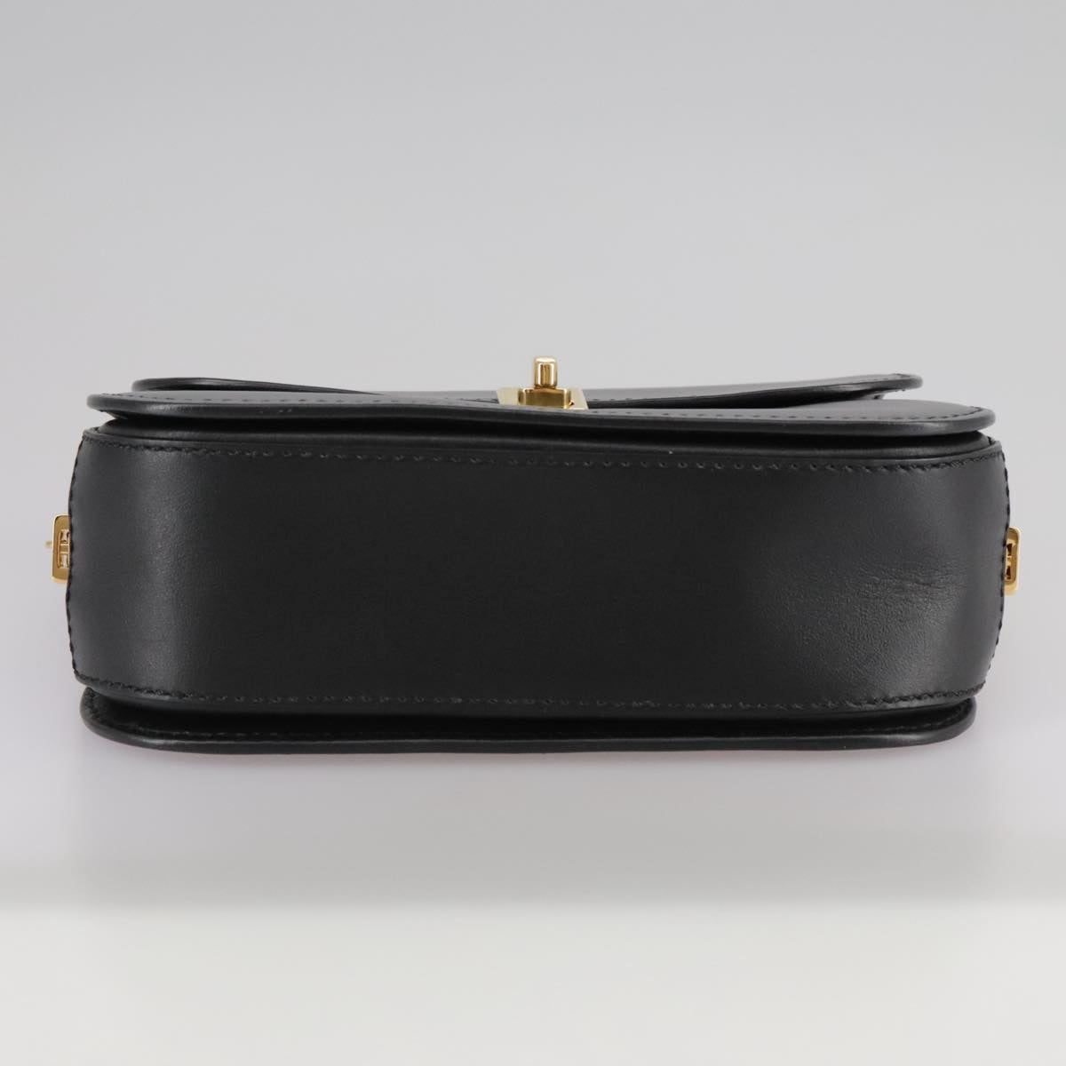 Valentino Garavani, Black, Leather, shoulder