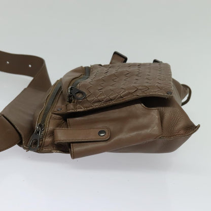 Bottega Veneta Intrecciato, Brown, Leather, shoulder