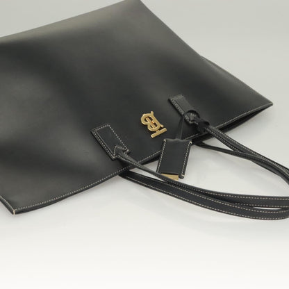 Burberry TB, Black, Leather, tote