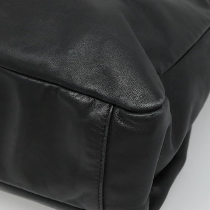Prada, Black, Leather, tote