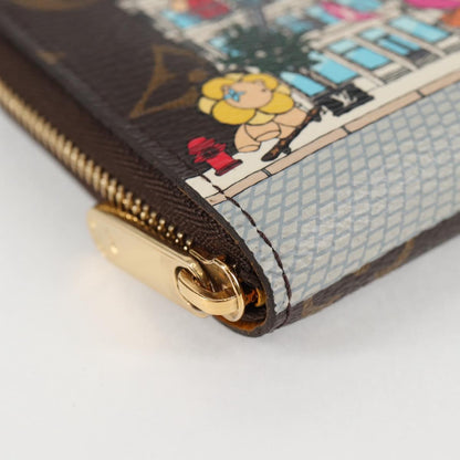 Louis Vuitton Vivienne, Brown, Canvas, wallet