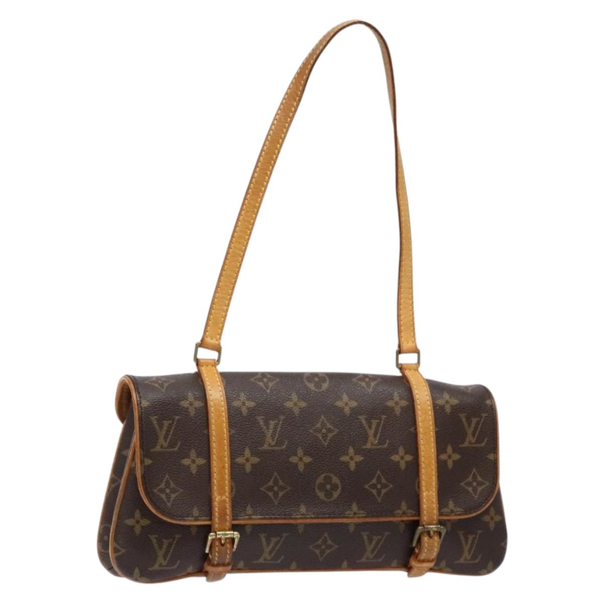 Louis Vuitton Marelle, Brown, Canvas, shoulder