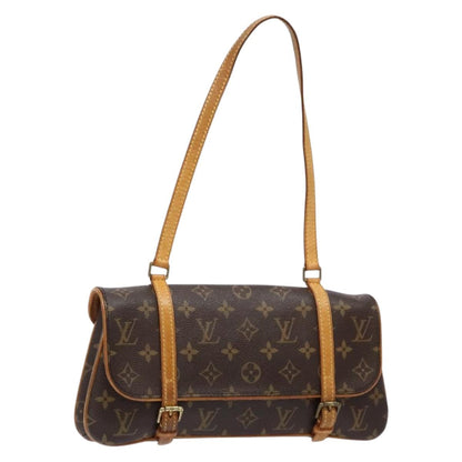 Louis Vuitton Marelle, Brown, Canvas, shoulder