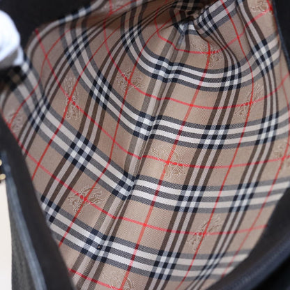 Burberry, Black, Leather, handbag