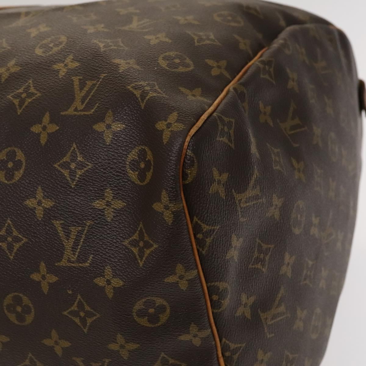 Louis Vuitton Keepall 60, Brown, Canvas, travel