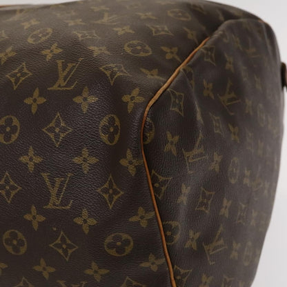 Louis Vuitton Keepall 60, Brown, Canvas, travel