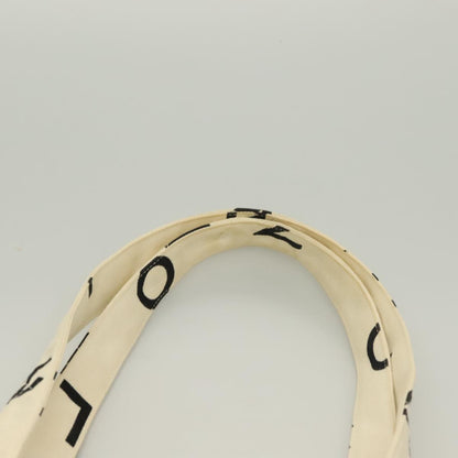 Chanel Cc, White, Canvas, tote
