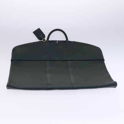Louis Vuitton Garment case, Green, Leather, travel