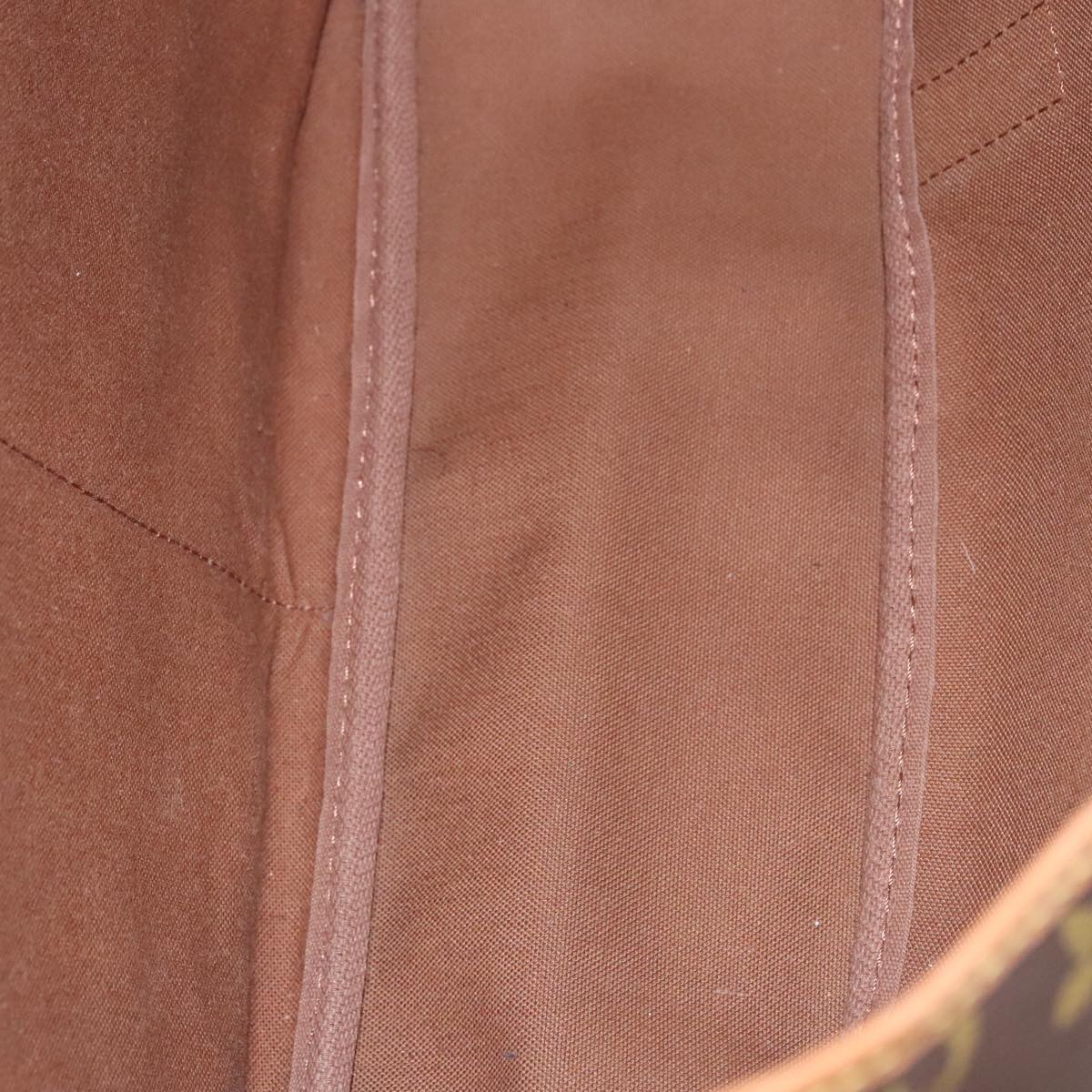 Louis Vuitton Saumur 43, Brown, Canvas, shoulder