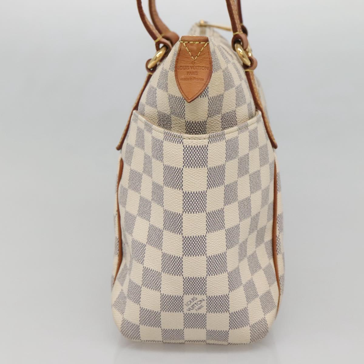 Louis Vuitton Totally, White, Canvas, tote