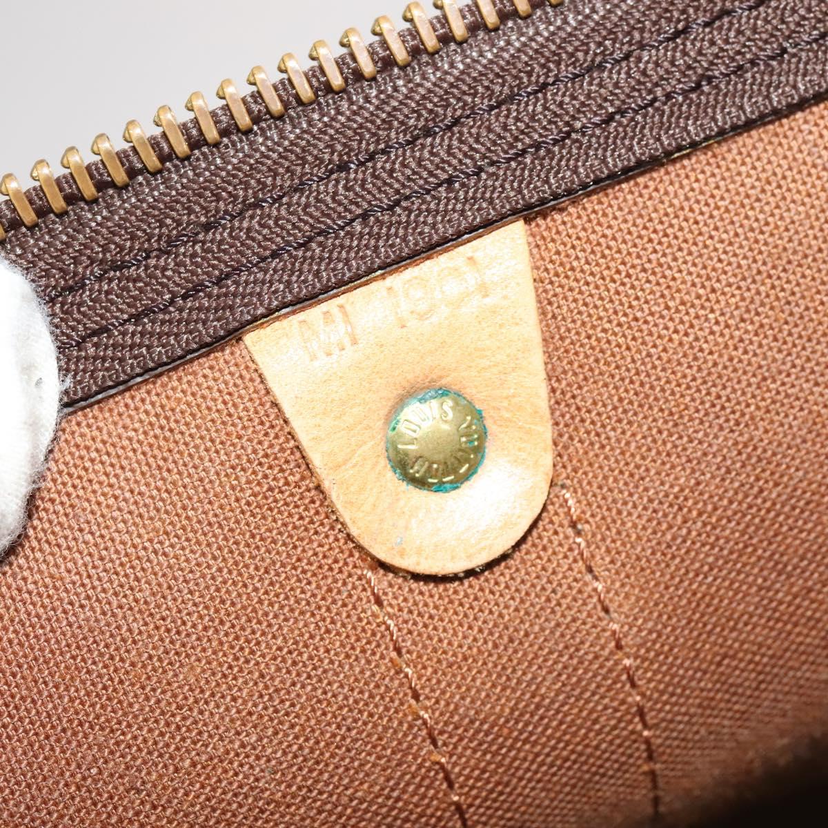 Louis Vuitton Keepall 60, Brown, Canvas, travel