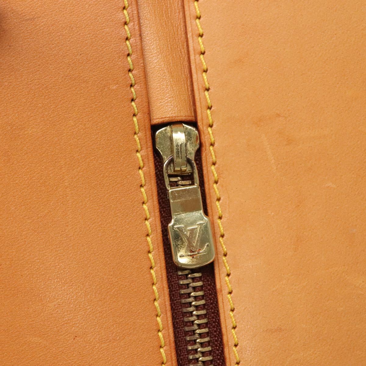 Louis Vuitton, Beige, Leather, shoulder