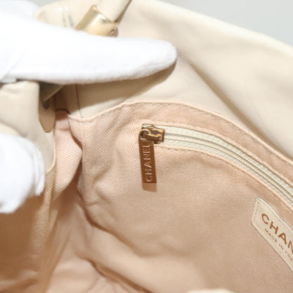 Chanel Camellia, Beige, Leather, tote