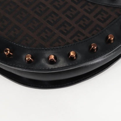Fendi, Black, Canvas, shoulder