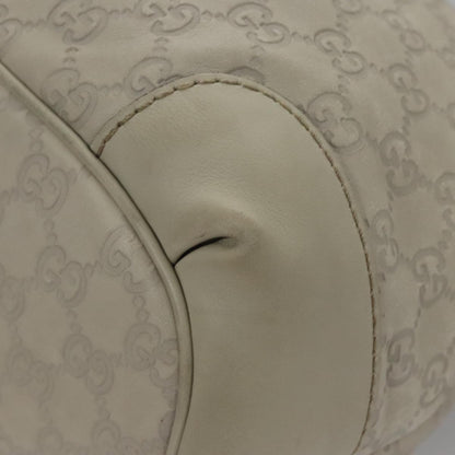 Gucci Sukey, White, Canvas, tote