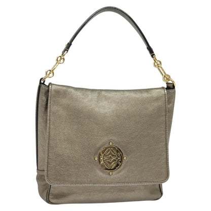Loewe Anagram, Gold, Leather, shoulder