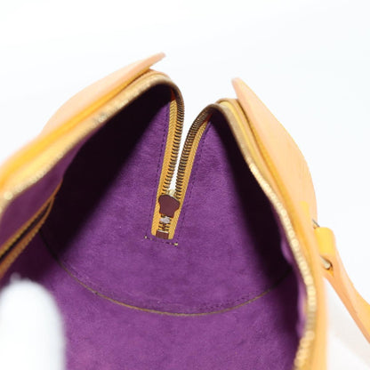 Louis Vuitton Soufflot, Yellow, Leather, handbag