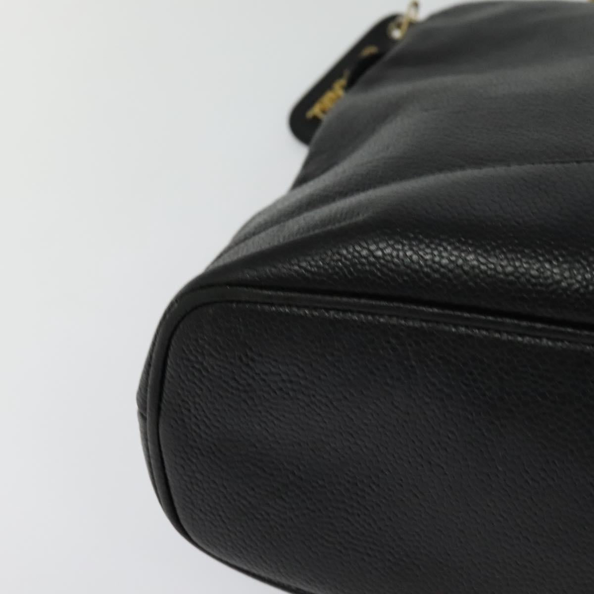 Chanel Cc, Black, Leather, shoulder