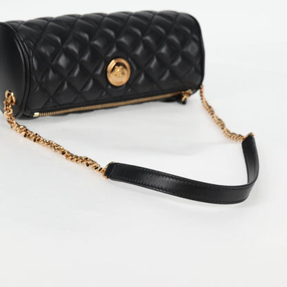Versace Medusa, Black, Leather, shoulder