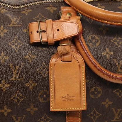 Louis Vuitton Keepall 60, Brown, Canvas, travel