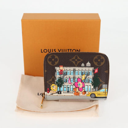 Louis Vuitton Vivienne, Brown, Canvas, wallet