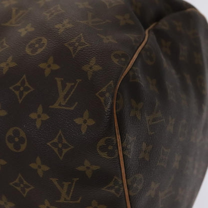 Louis Vuitton Keepall 55, Brown, Canvas, travel