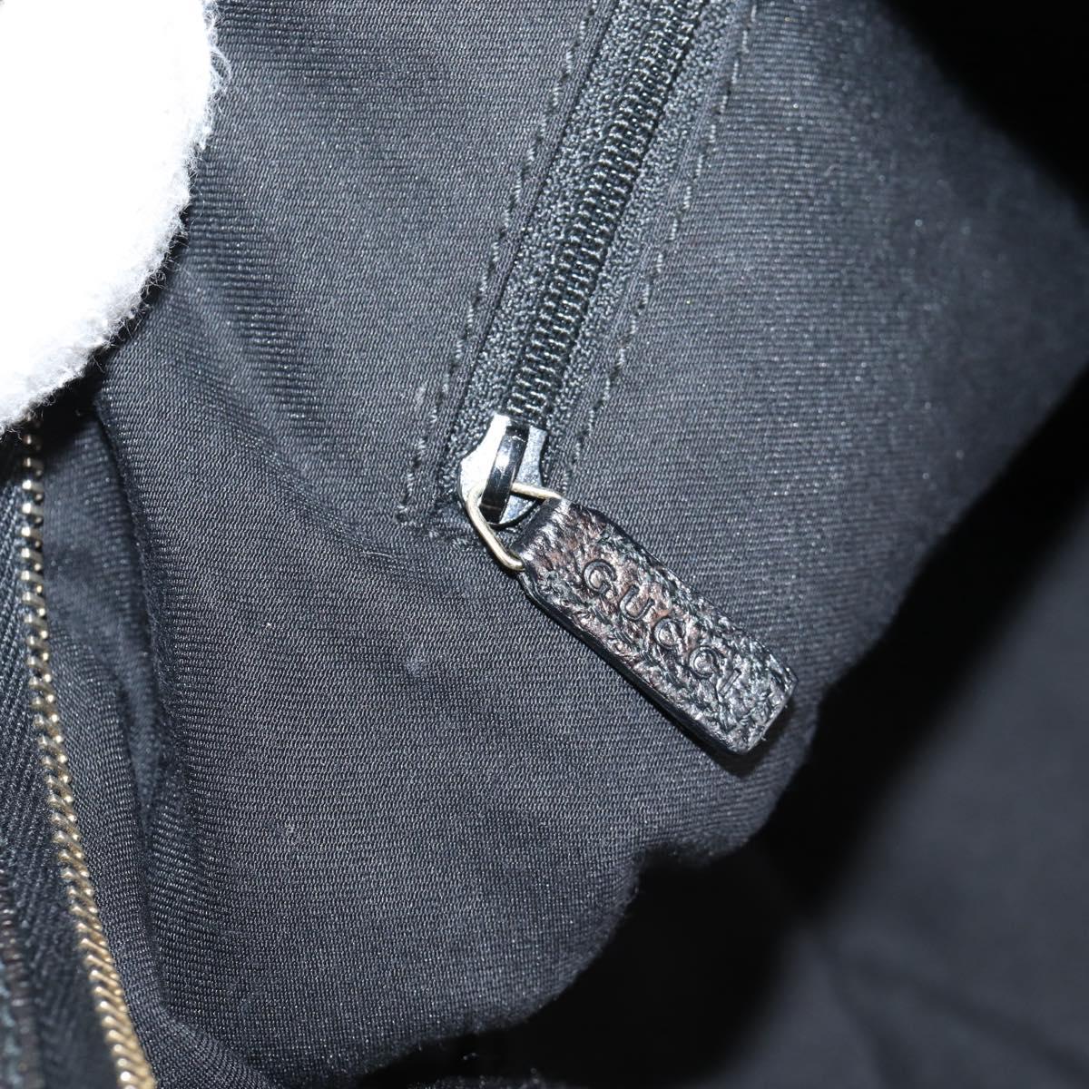 Gucci GG canvas, Black, Canvas, shoulder