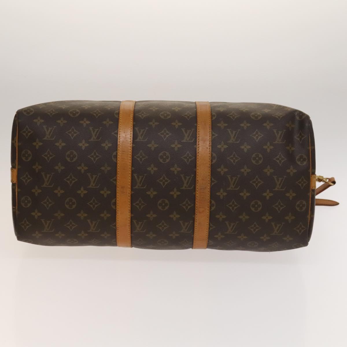 Louis Vuitton Keepall Bandouliere 50, Brown, Canvas, travel