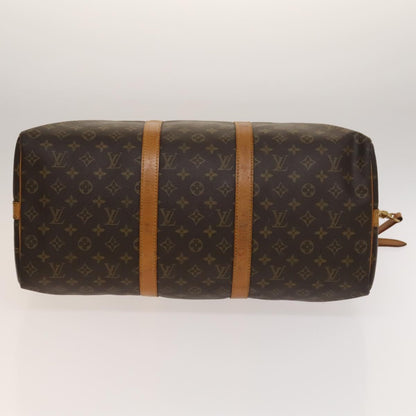 Louis Vuitton Keepall Bandouliere 50, Brown, Canvas, travel